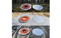 Silicone Duct Sealing Cover Waterproof Silicone Heating Appliance Jack Kit Easy Installation Chimney Pipe Boot Fitting for Outdoor Shelters