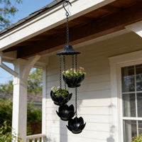 Rain Chain Weather-Resistant Aluminum Rain Chain Outdoor Drainage for Courtyard, Porch