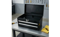 Portable Metal Tool Box Compact Tool Chest with Drawers Multi-Function Desktop Organizer for Mechanics
