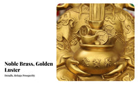 Wealth God Statue Lucky Charm for Altar, Grand Opening, Housewarming