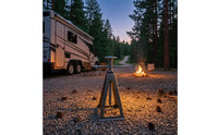 4 Pieces Manual RV Support Jack Adjustable Caravan Jack Stand Stable Equipment Heavy Duty for Campers
