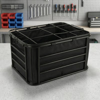 Zippered Cycle Rear Basket with Lid Rigid Rear Bike Basket Portable Versatile for Grocery Shopping