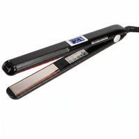High-Frequency Electric Hair Straightener 90 X 26 Mm Plates Infrared Hair Straightener 360 Degree Swivel Cord Flat Iron Built-in Display