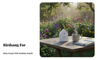 Avian Song Music Box Natural Birdsong Singing Avian Box Birdhouse Sound Machine Soothing Nature Sounds House Shaped Sound