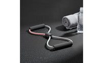 Portable Chest Expander Rope High Elasticity Chest Expander Pull Rope Multi-Functional Figure 8 Resistance Band Anti-Skid Handles for Men, Women, Home Gym, Office