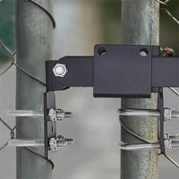 Chain Link Fence Gate Latch Rust Resistant Chain Fence Gate Latch Padlock Hole for Outdoor
