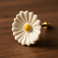 Flower Knob Metal Cabinet Drawer Pull Elegant Cabinet Drawer Knob for Dresser, Lavatory Vanities