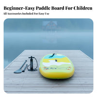 Child S Inflatable Paddle Board Wide Stable Design Child S Paddleboard Board children's Paddleboard Set Safety Leash Included