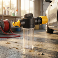 Garden Hose Foam Sprayer for Car Cleaning and Detailing, Adjustable Foam Lance with Dispenser Bottle, Pressure Washer Quick Connect, Spray Nozzle