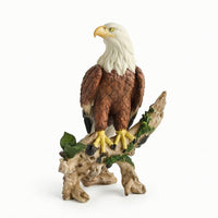 Eagle Figurine with Base Detailed Eagle Figurine Textured for Bookshelf, Office