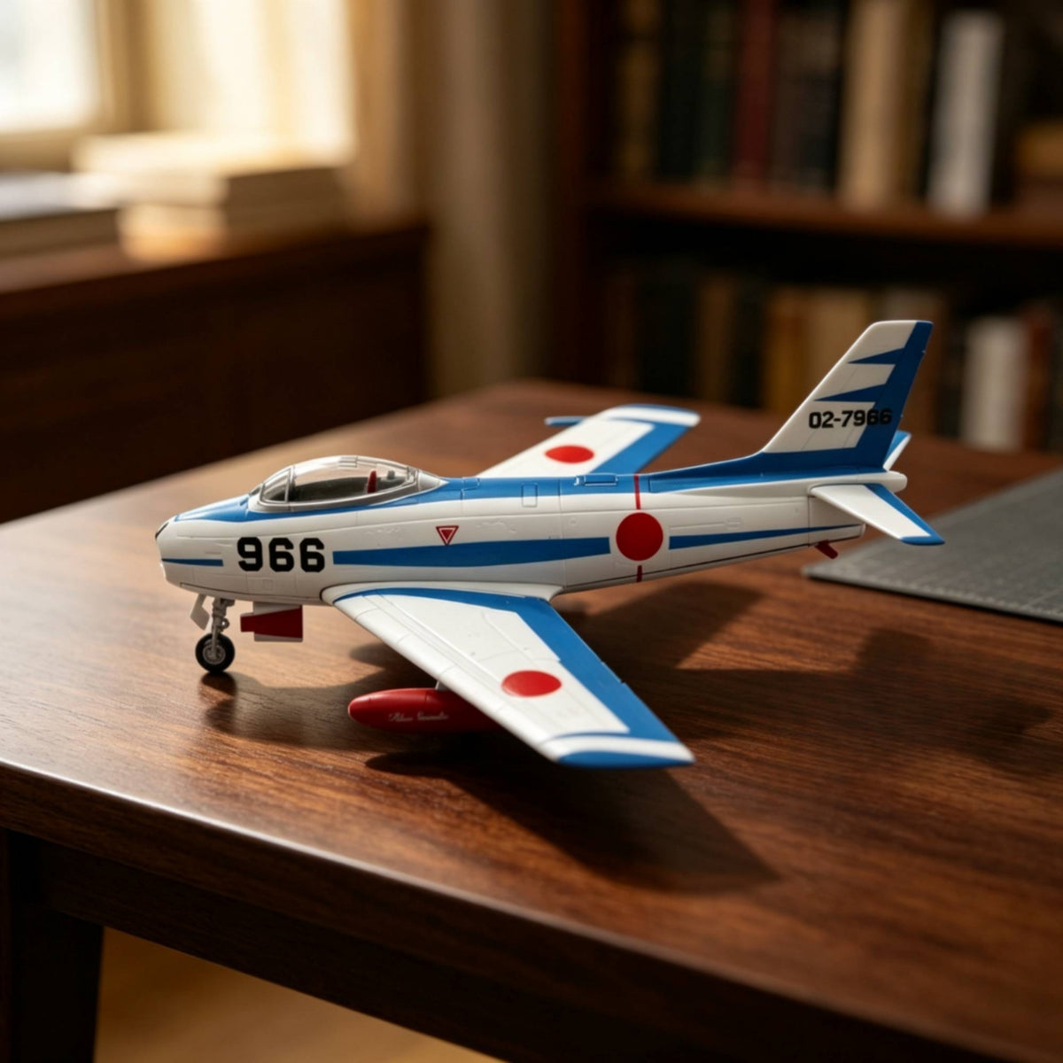 86F Model  Aerobatic Fighter Jet Model Gift Die-Cast Aircraft for Aviation Enthusiasts, Collectors, Office