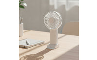 Portable Fan with Base Personal Mini Fan with Stand Rechargeable for Students