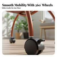 Movable with Wheels Multi-Tier Plant Stand Large Capacity Multi-Layer Planter Rack Decorative Rolling Plant Shelf Easy Installation for Balcony, Living Room, Indoor, Patio