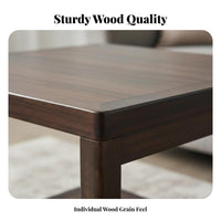 2 Pieces Space-Saving Square Nesting Table Set Modern Design Nesting Square Tables Combinable Design Living Room Furniture Multi-Functional for Apartment Dwellers, Homeowners, Small Areas, Lounge Area, Home Office, Balcony