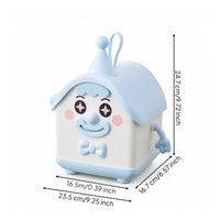 Clown Piggy Bank Plastic Piggy Bank Currency Container Openable Savings Box Educational for Children, Bedroom, Nursery