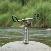 Fishing Rod Holder with Clamp Adjustable Fishing Rod Holder Portable Hardware for Fishermen, Anglers