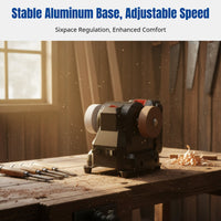 Electric Mini Bench Sharpener, Polisher, Adjustable Speed