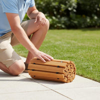 Wooden Garden Path Non-Slip Cedar Walkway Portable Outdoor Flooring for Party