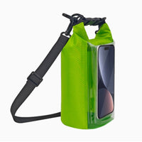 Transparent Phone Dry Bag with Strap Clear Waterproof Phone Pouch with Window Adjustable Handshands-Available for Kayaking, Beach, Boating, Pool