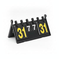 Manual Flip Scoreboard Clear Visibility Flip Card Scoreboard Manual Score Counter Portable Scorekeeper Foldable for Referees