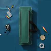 Large Capacity Fishing Rod Bag Adjustable Strap Portable Fishing Rod Carrier Convertible Carry Long-Lasting for Outdoor