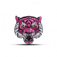3D Tiger Head Emblem Self-Adhesive Tiger Head Badge Peel and Stick for Fuel Tank