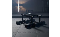 2 Pieces Upper-Body Press Stands Padded Grips Bodyweight Training Stands Screw-Fastened
