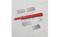 Fine-Tooth Model Craft Saw with Blades Compact Hobby Saw with Blades Precision Non-Slip for Hobbyists, Crafters, DIY Crafts