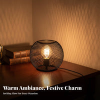 Hollow Iron Light Cover Easy to Install Hollow Mesh Light Shade DIY Friendly Metal Mesh Lampshade for Crafters, Crafting Aficionados, Cafe, Bar