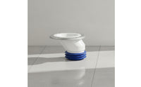 Toilet Offset Connector Flexible Toilet Drain Adapter Plumbing Part Leak-Resistant Compact for Plumbers, Bathroom Renovation