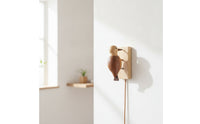 Wooden Door Chime Rustic Bird Door Chime Handcrafted Bird Ornament for Nature Lovers, Homeowners, Entryway, Porch