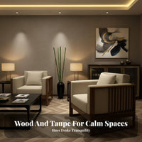 Wooden Frame Couch Set sturdy Wood Construction Multi-Piece Sofa Group Modern Chinese Design Lounge Suite for Homeowners, Living Room, Villa, recreation center