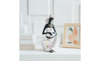 African Mother Figurine Hand-Painted Mother and Infant Statue Resin Woman Figurine with Infant for Parent, Art Collectors, Office Desk