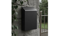 Wall-Mounted Mailbox Lockable Wall Mounted Mailbox Metal Letterbox Easy Installation Locking Metal Letterbox Sturdy Duty