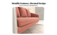 reconfigurable L-Shaped Couch Luxury Feel curved Sofa Modern design Lounge Seating for Interior Designers, Apartment Dwellers, spa, Office, Bedroom