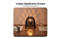 Woven Rope Lampshade Aesthetic Woven Lamp Shade Creative Design Bohemian Pendant Light Shade for Homestay Owners, Hotel Decorators