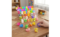 24 Pieces Super Soft Pre-Filled Easter Eggs with Squishies Sensory Play Squishy Filled Easter Eggs Slow Rising Creature Squishies Long-Lasting for Children, Classroom Prizes