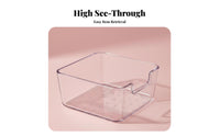 accessibleFront Stackable Box Large Capacity Clear accessibleFront Bin