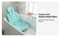 Non-Slip Bathtub Mat Additional Thick Padding Non-Slip Bathtub Pad Padded Bath Mattress Foldable Full Full-Length Bath Pillow