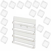 stick-on Nail Display Box particle-resistantguard Cosmetic Container Transparent Design