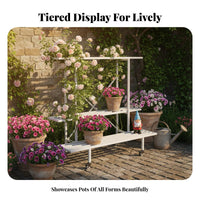 Multi-Tier Rolling Plant Stand Indoor & Outdoor Use for Office, Home Decorators