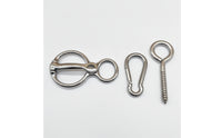 3 Pieces Horse Tie Loop with Bolt Secure Hitching Loop Tying Kit Heavy-Duty Hardware Long-Lasting for Farmers, Barns, Stables