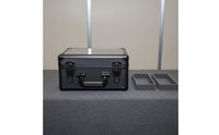 EVA Foam Interior Graded Card Slab Storage Box Shockproof Aluminum Card Carrying Case Moisture-Proof Lockable Latches for Investors, Travel