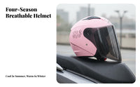Electric Bike Helmet 3C Certified Double Visor Weather-Resistant Secure Headwear for Women, Transportation User S, Commuting, Outdoor
