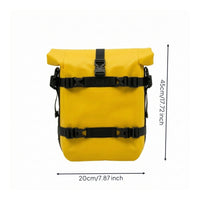 Motorcycle Side Bag Waterproof Motorcycle Pannier Adjustable Side Bag with Roll-Top for Motorcyclists