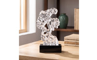 Taihu Stone Sculpture Transparent Ornament Zen for Office, Tea Room