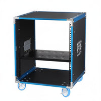 Simple framework Rolling Amplifier Rack sturdyDuty Rolling audio console Stand Mobile Design Audio Cabinet Easy Movement for disc jockeys, Musicians, Stage artists, KTV Room, Clubs, Outdoor Performances