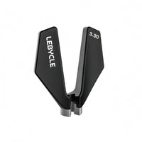 Ergonomic Grip Cycle Spoke Wrench Matte Finish Wheel Truing Tool Black Metal Bike Spoke Adjustment Wrench Beveled Edges