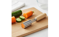 Stainless Steel Cookie Stamping Multifunctional Wooden Handle Shape Cutter Easy to Use Cooking Tool for Bento Box Assembly