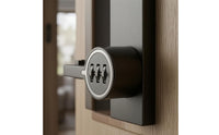 Adhesive Mount Threewheel Combination Lock Easy to Install 3-Digit Combination Latch